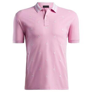 G/FORE Men’s Skull & Tees Embroidered Polo – Pink – Size XL, Golf Shirt, EUC